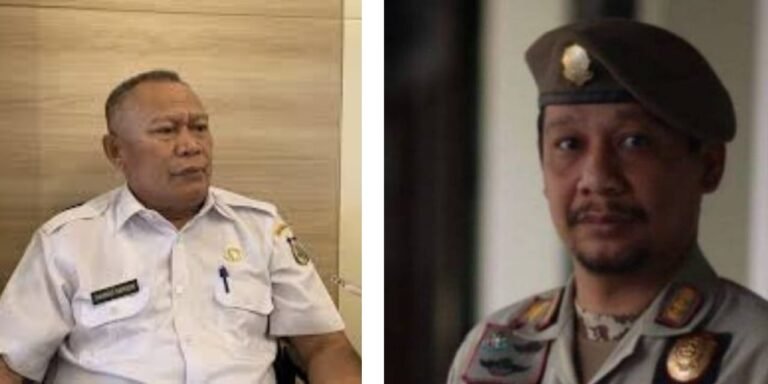 Kolase: Kepala BKPSDM, Akhmad Namsum - Mantan Kasatpol PP Makassar, Iman Hud