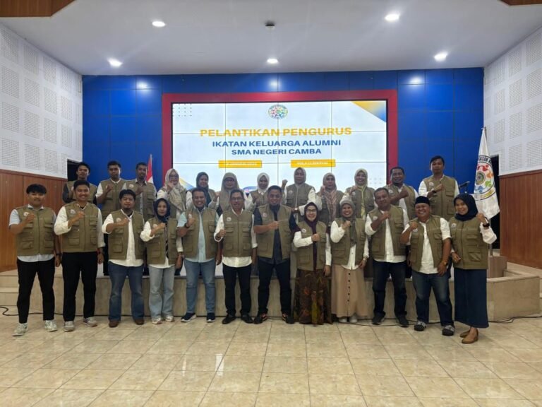 Pelantikan Pengurus Pusat IKA SMAN Camba: Bakal Munculkan Program Wadah Silaturahmi Alumni