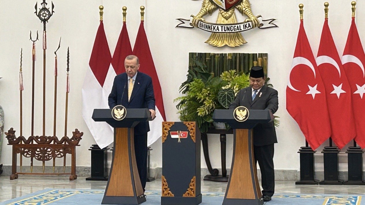 Erdogan dan Prabowo. (Foto: TvOneNews)