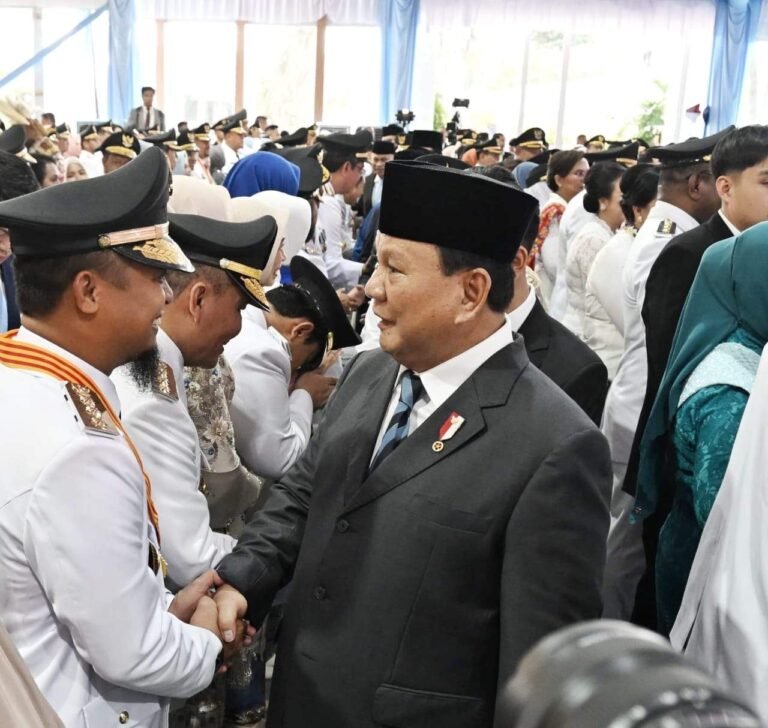 Dilantik oleh Prabowo, Andi Sudirman Sulaiman – Fatmawati Rusdi Resmi  Pimpin Sulawesi Selatan 5 Tahun ke Depan. (Foto: Ist)