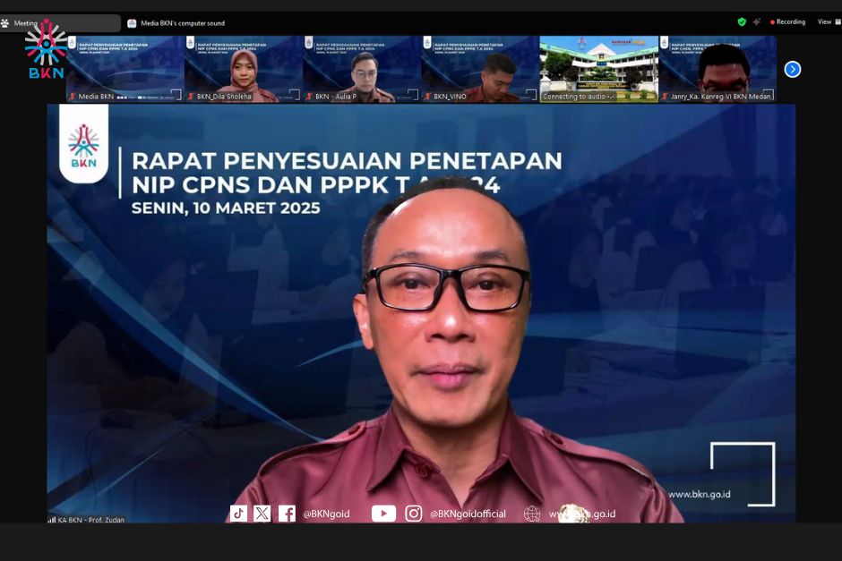BKN Siapkan Skema Bantu CPNS 2024 yang Terlanjur Resign untuk Kembali Bekerja Sementara. (Foto: Dok. BKN RI)