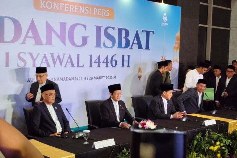 1 Syawal 1446 H Resmi Jatuh pada Senin, 31 Maret 2025