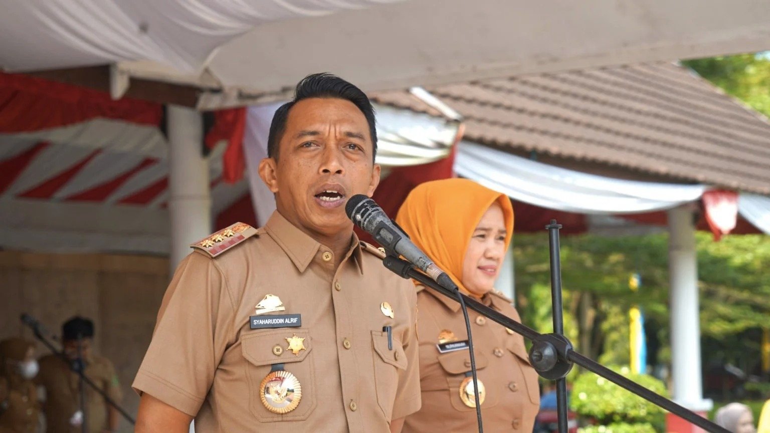 Hari Pertama Jabat Bupati Sidrap, Syahruddin Alrif Langsung Gelar Rapat Koordinasi. (Foto: ist)