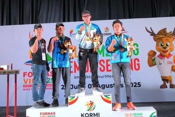POGTI Sulawesi Selatan Sumbang 3 Medali di Ajang FORNAS VIII NTB 2025
