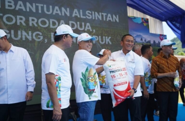 Luwu Timur Terima Bantuan Pupuk dari Mentan untuk Perkuat Ketahanan Pangan