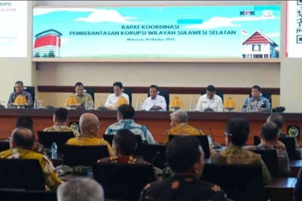 Bupati Lutim Hadiri Rakor KPK, Tegaskan Komitmen Lawan Korupsi