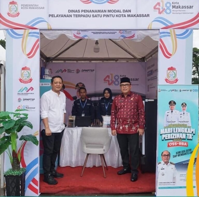 Pelayanan Istimewa DPMPTSP Makassar di Momen HUT ke-418 Kota Makassar