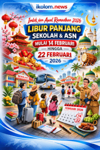 Imlek dan Awal Ramadhan 2026: Libur Panjang Sekolah dan ASN Mulai 14 Februari Hingga 22 Februari