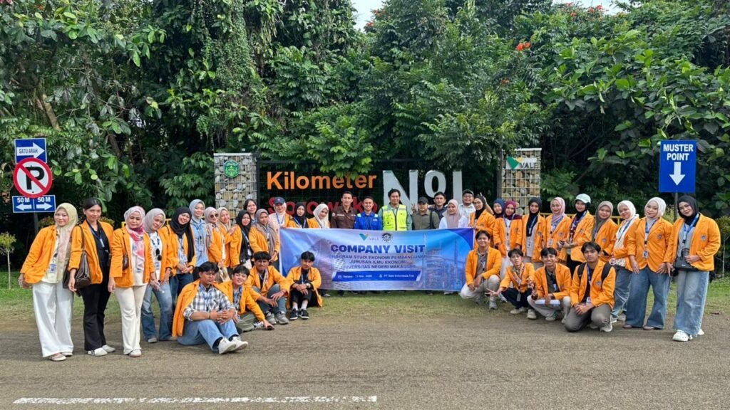 Mahasiswa Ekonomi Pembangunan UNM Kunjungi PT Vale, Perluas Wawasan Ekosistem SDM dan SDA Berkelanjutan 