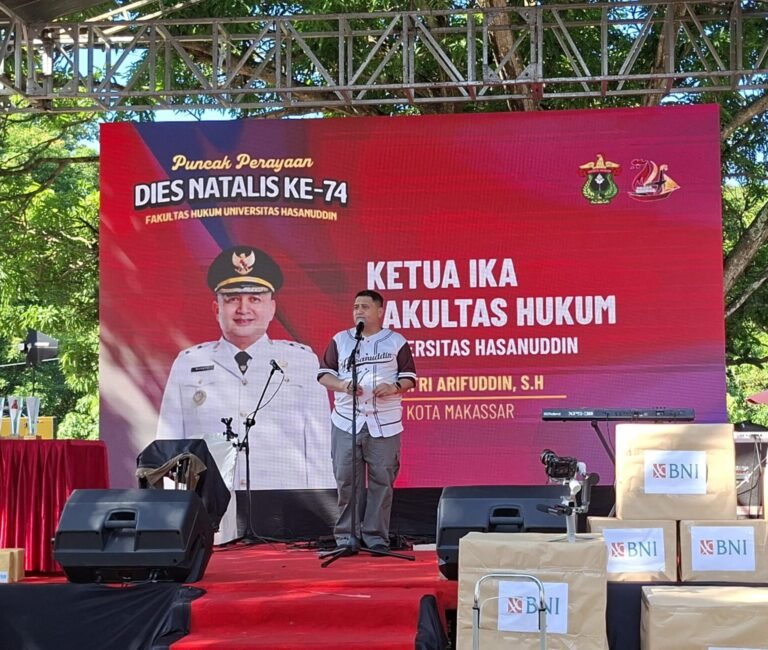 Munafri Hadiri Dies Natalis FH Unhas ke-74, Momentum Perkuat Ikatan Alumni