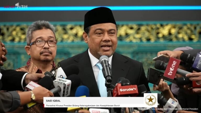 Prabowo Lantik Said Iqbal sebagai Penasihat Khusus Presiden